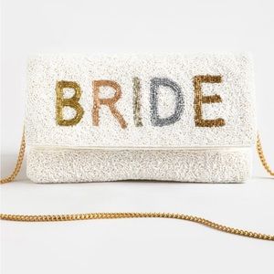 Brand new bridal beaded bag